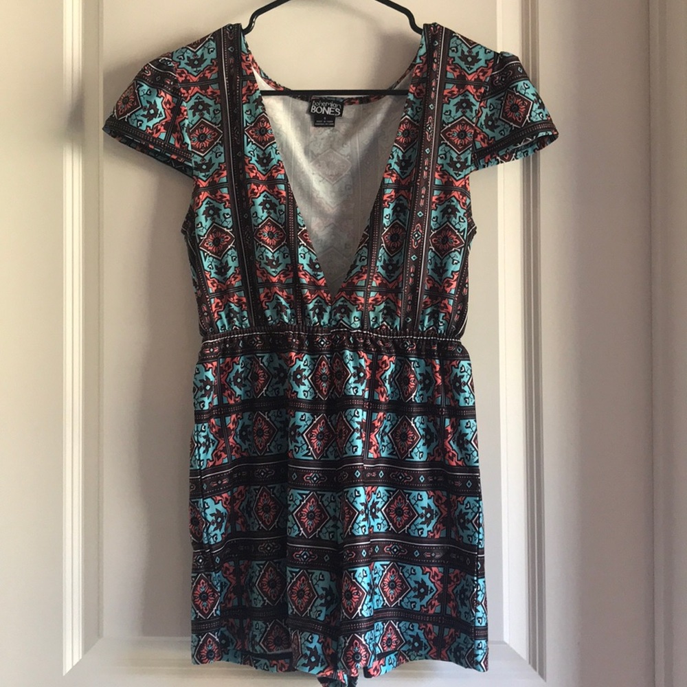 Urban Outfitters — Bohemian Bones Festival Romper - Picture 2 of 6
